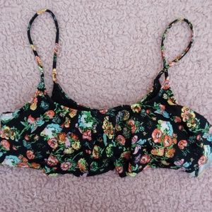 L.A. Hearts Floral Bathing Suit Top
